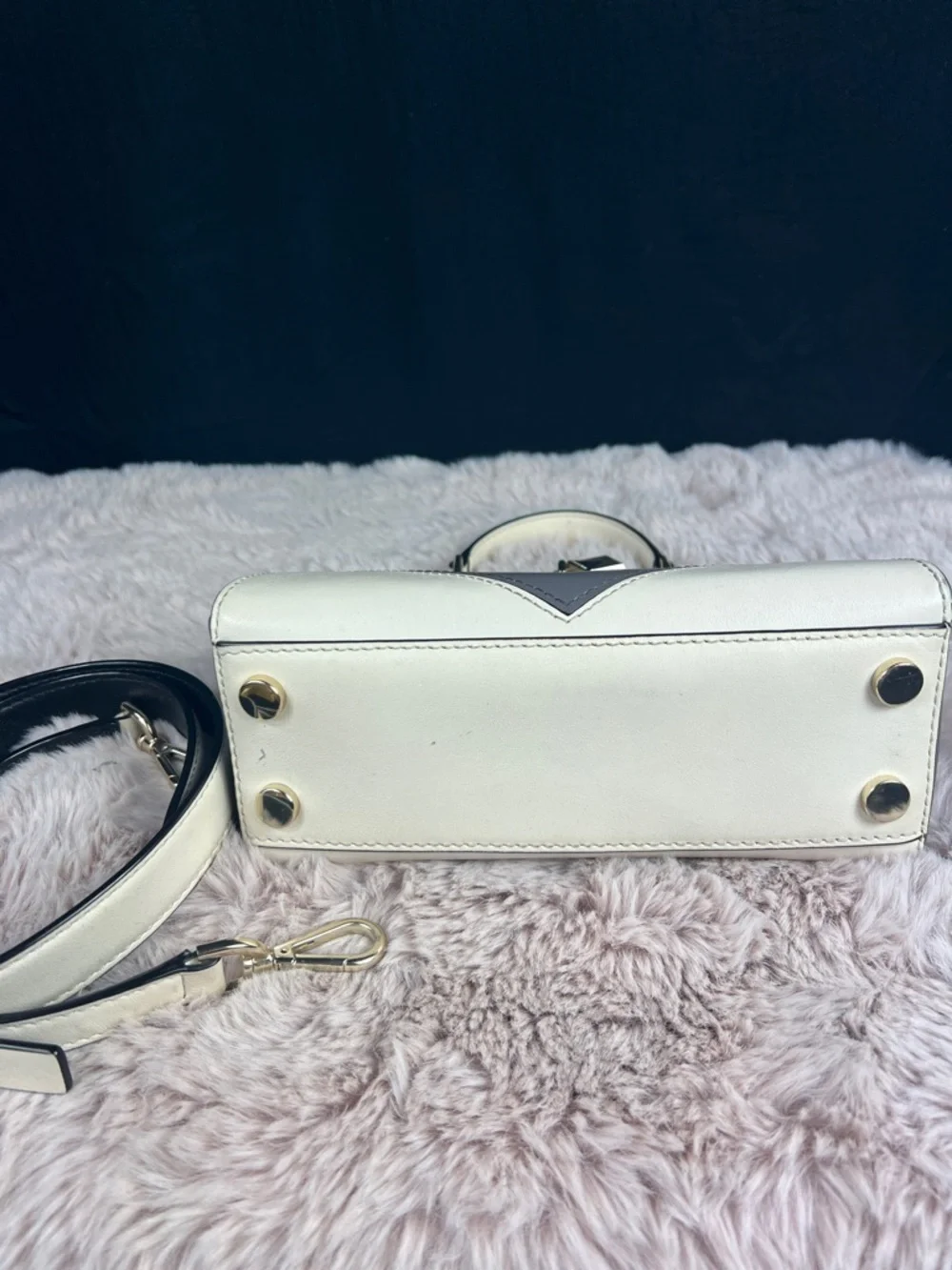 MICHAEL KORS Collection Gramercy Small Chevron Satchel - Main Line Luxury - Picture 7 of 15